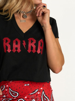 CAMIseta CHICA "RARA" NEGRA