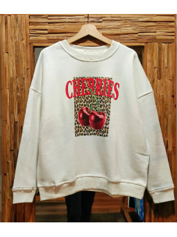 SUDADERA CHERRIES