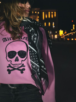 SUDADERA OVERSIZE CALAVERA...